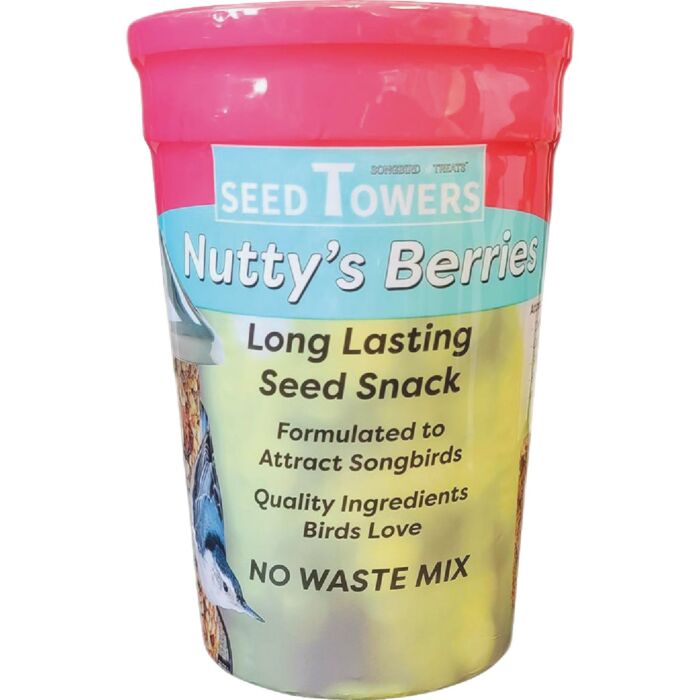 Wildlife Sciences Nutty's Berries Seed Tower - 15.5 oz