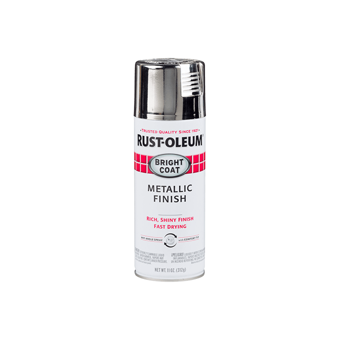 Rust-Oleum Stops Rust Bright Coat Spray Paint (Metallic - Chrome) 11 oz
