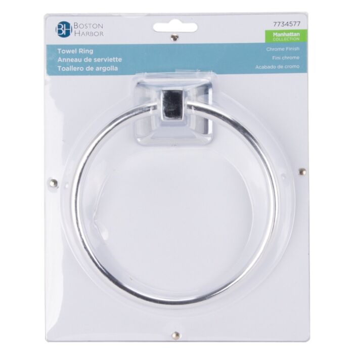 Design House Wall Mounting Towel Ring - 5-7/8 in.