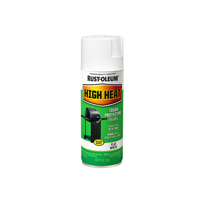 Rust-Oleum Specialty High Heat Spray (Flat - White) 12 oz