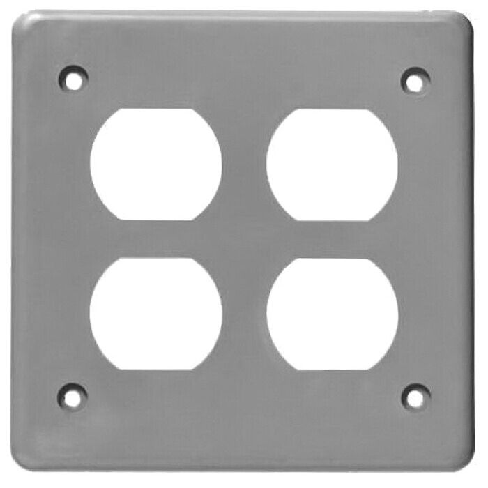 Scepter® Vertical PVC Double Duplex Receptacle Cover
