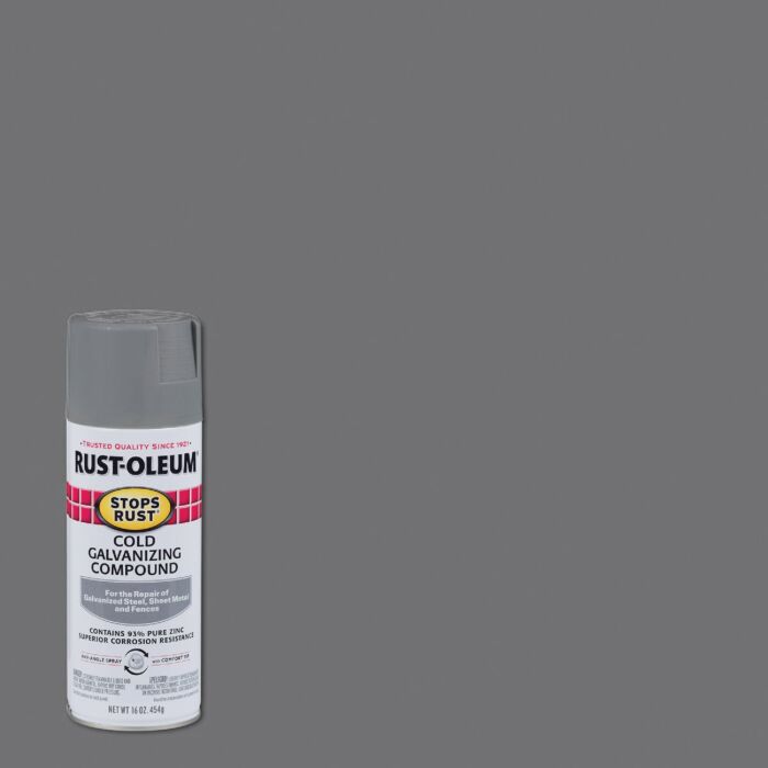 Rust-Oleum Stops Rust Cold Galvanizing Compound Spray (Gray) 16 oz