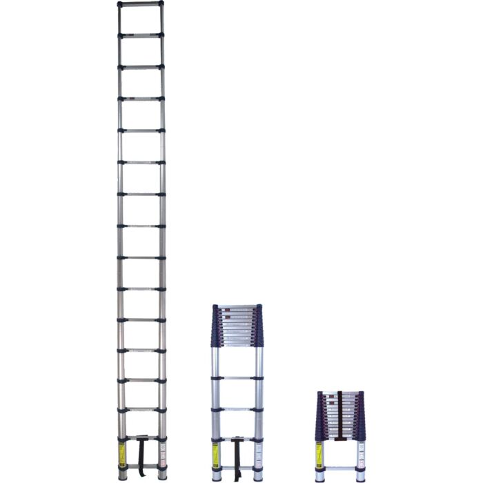 Xtend+Climb 19-1/2 ft Max Reach 16-Step 250lb Telescoping Ladder, Aluminum