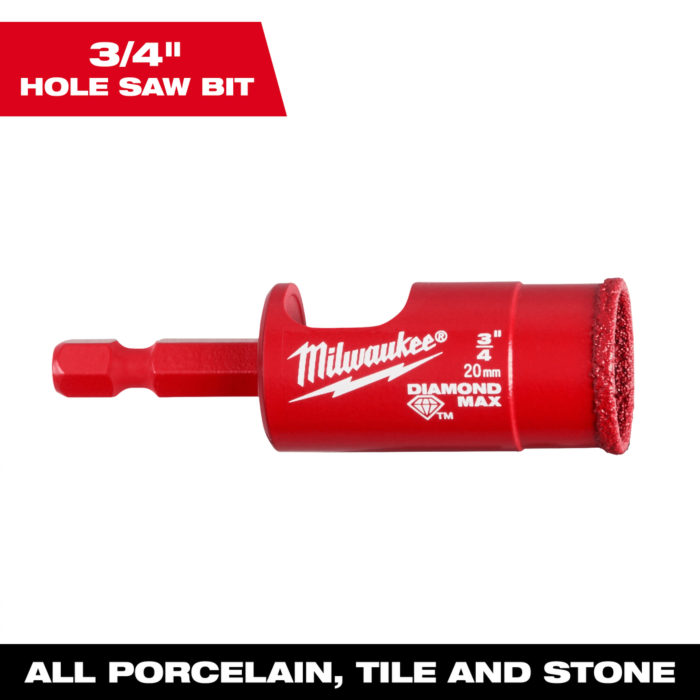Milwaukee 3/4" DIAMOND MAX™ Hole Saw Bit