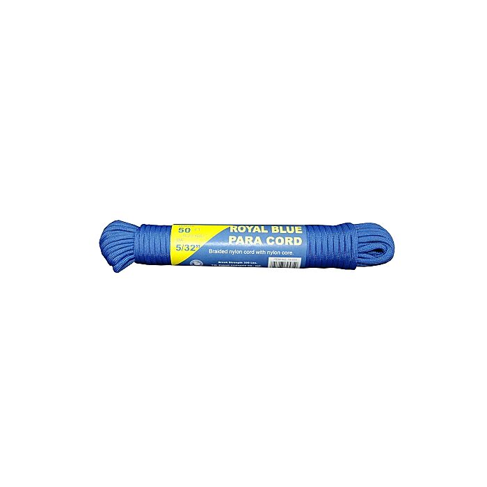 T.W. Evans Cordage 5/32" x 50' Nylon Parachute Cord, Blue
