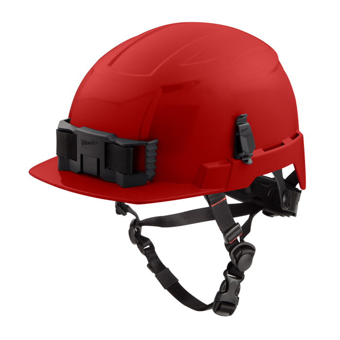 Milwaukee Red Front Brim Safety Helmet (USA) - Type 2, Class E