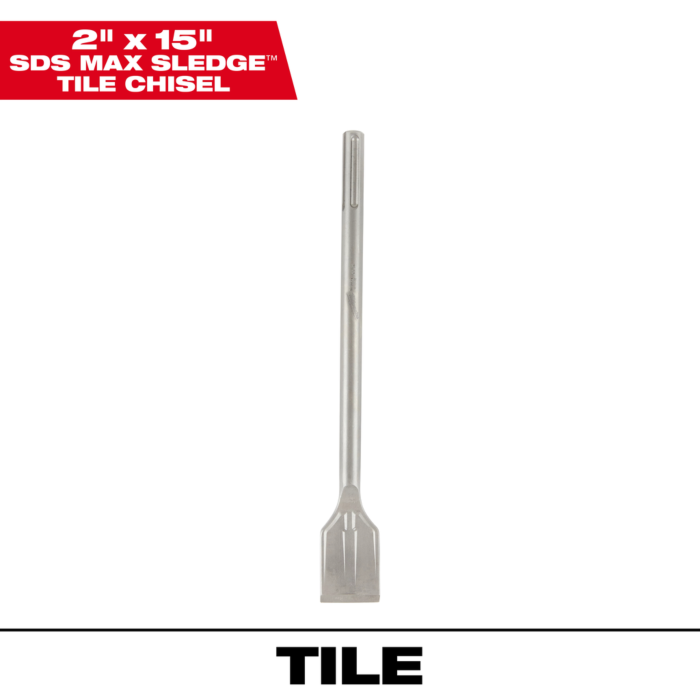 Milwaukee SDS Max SLEDGE™ 2" Tile Chisel