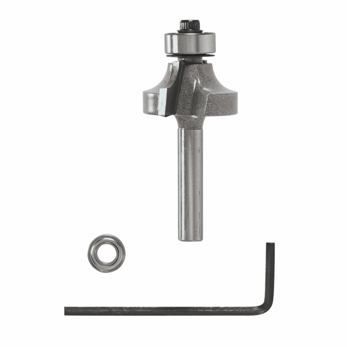 1/4 In. x 17/32 In. Carbide Tipped Roundover / Beading Bit