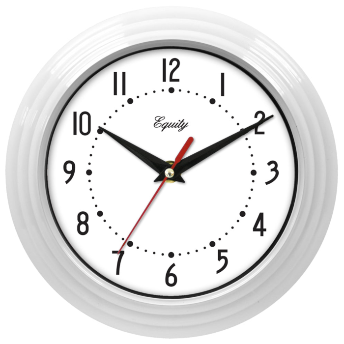 La Crosse Technology 8" Analog Wall Clock - White