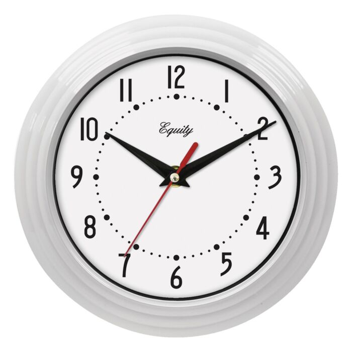 La Crosse Technology 8" Analog Wall Clock - White