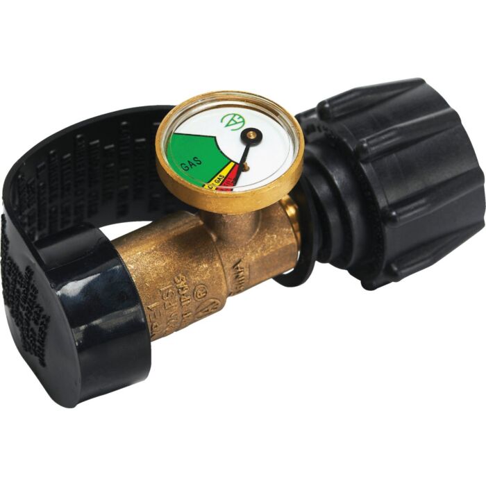 GrillPro Brass Universal Fuel Indicator Gauge