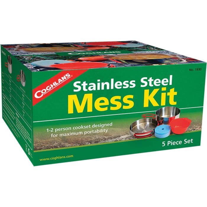 Coghlan's SS Mess Kit w/ Cover (5pc)