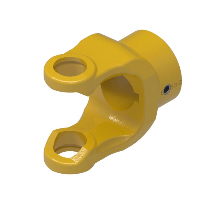 Weasler 4 Series 1-1/4" Round Bore Yoke, With Set Screw and Keyway