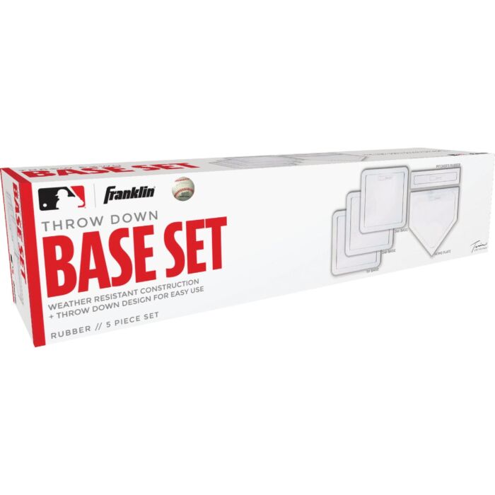 Franklin Heavy-Duty Rubber Baseball Base Set (5pc)
