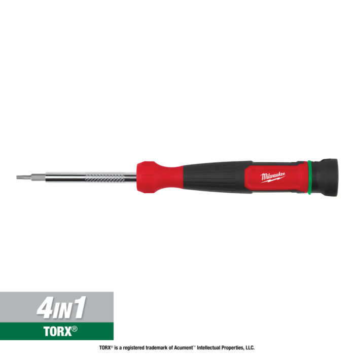 MIlwaukee 4-in-1 TORX® Security Precision Multi-Bit Screwdriver