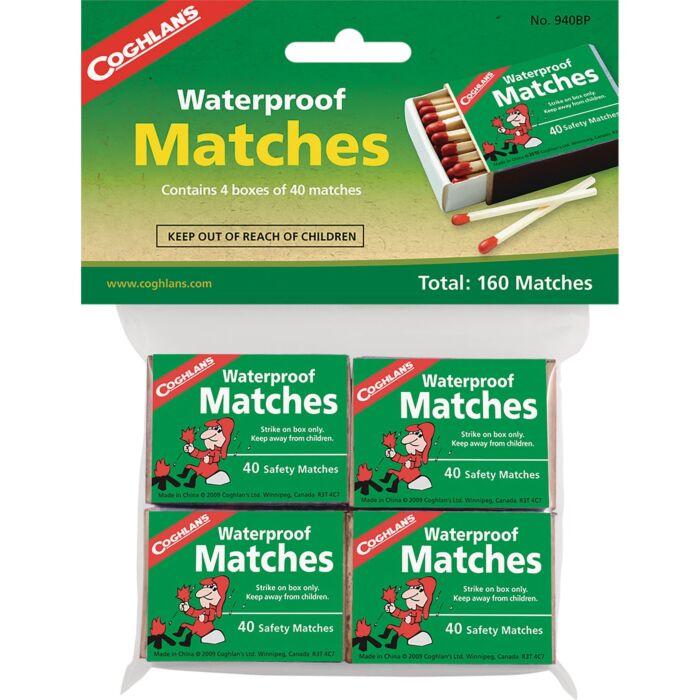 Coghlan's Waterproof Matches (4pk)