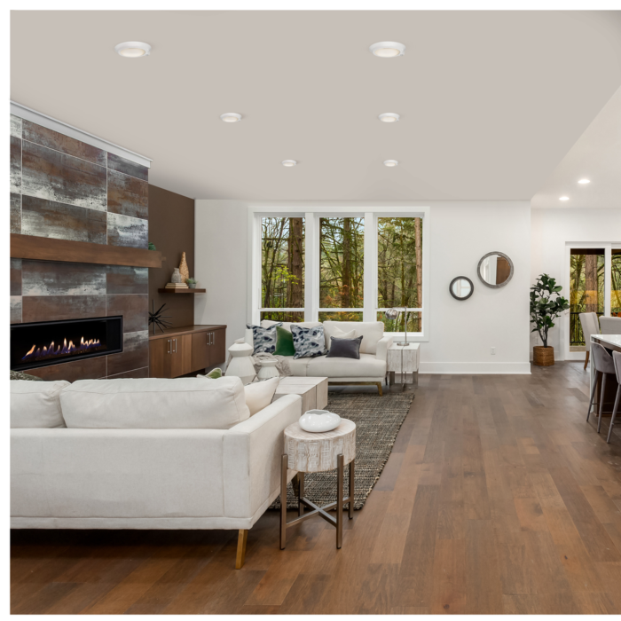 Satco 10 Inch - LED Disk Light - Fixture with Occupancy Sensor - White Finish - CCT Selectable
