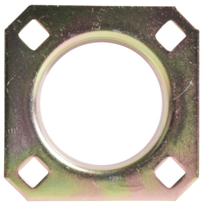 Manitou Manufacturing 1-1/2 in 1-9/16 in 4-3/4 in Square Steel 4-Hole Flangette