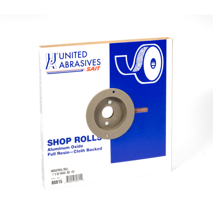 United Abrasives  81015 EA-F Industrial Roll , 1" x 50 yards, 100 Grit, 1-Pack