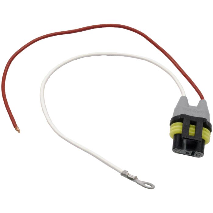 Peterson Molded 2-Wire Plug; Stripped Lead/Ring Terminal
