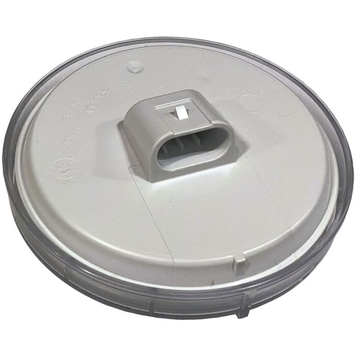 Spot LED Aldo rotondo nero/trasparente 3.000K