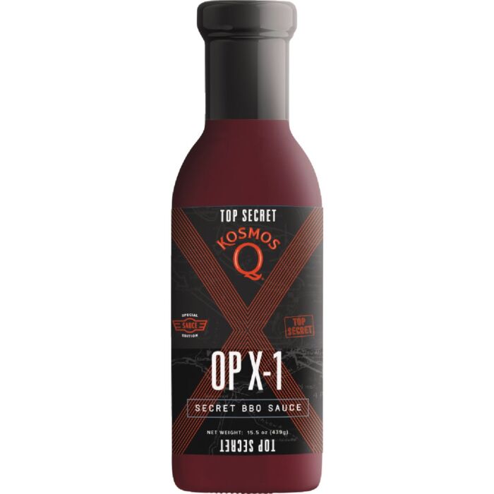 Kosmos Q OP X-1 Secret BBQ Sauce - 15.5 oz