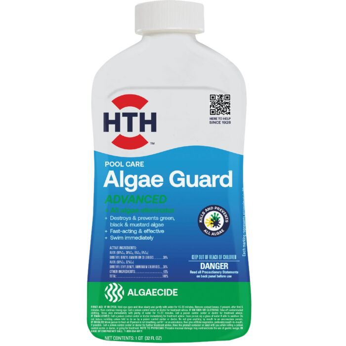 HTH Pool Care Guard Advanced Liquid Algae Control - 1 qt