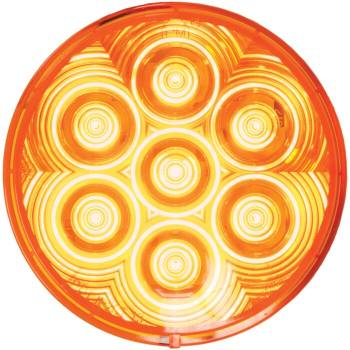 Peterson Lumen X PL3 Round Front & Rear Turn Signal (Amber) 4 in.