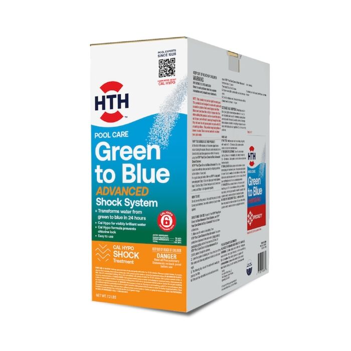 HTH ™ 52038 7.2 lb Bag Pool Care Green to Blue Shock System