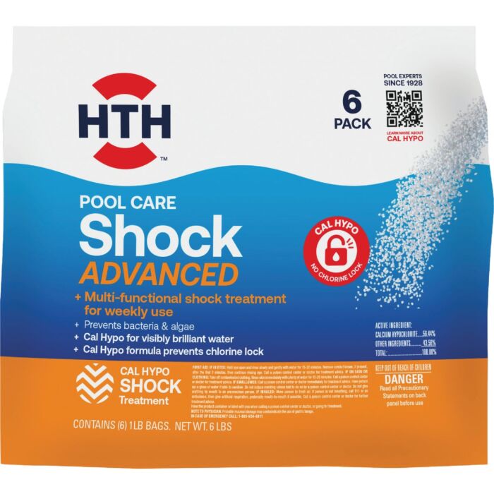 HTH Pool Care Shock Advanced Granule (1 lb - 6pk)
