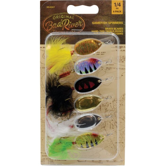 BadRiver Spinner Fishing Lure Kit (6pc)