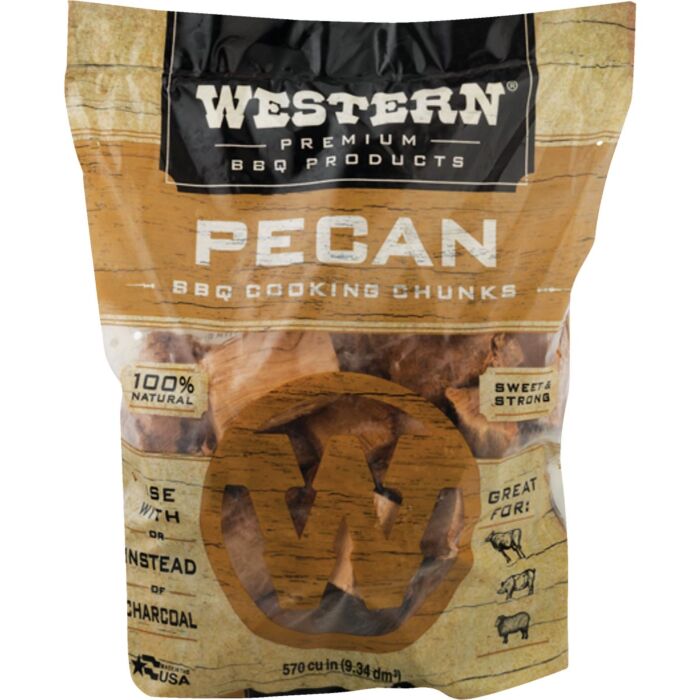 Western Pecan Wood Smoking Chunks - 6 lb