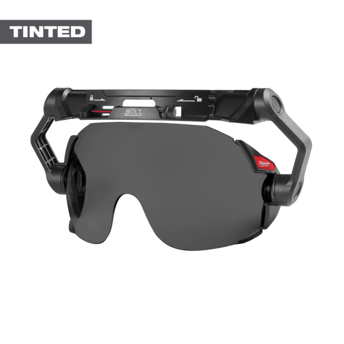Milwaukee BOLT™ Eye Visor - Tinted Dual Coat Lens (Compatible with Milwaukee® Safety Helmets & Hard Hats)
