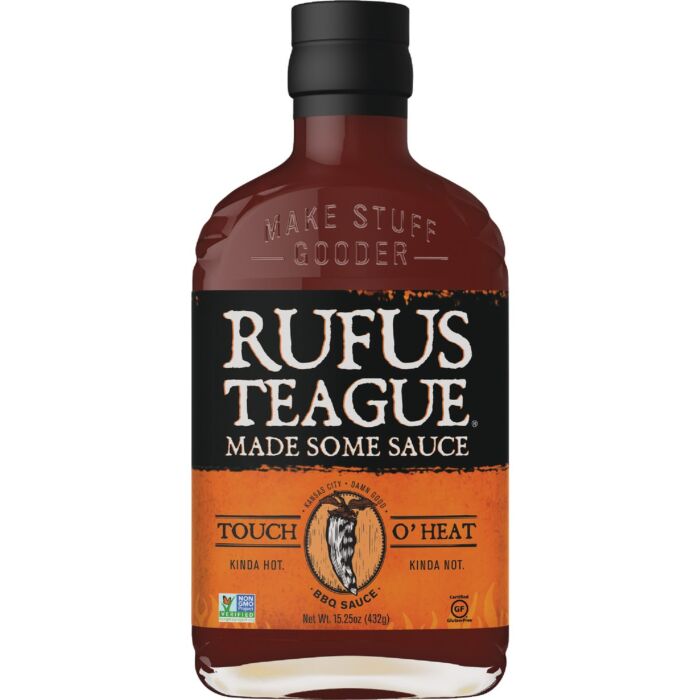 Rufus Teague Touch O'Heat BBQ Sauce - 15.25 oz
