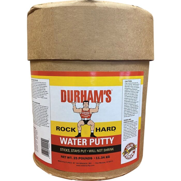Durham's Rock Hard Powder Water Putty - 25 lb. Drum
