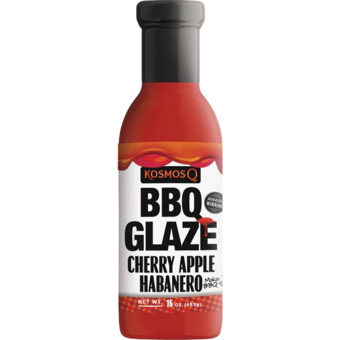 Kosmos Q Cherry Apple Habanero BBQ Glaze - 16 oz