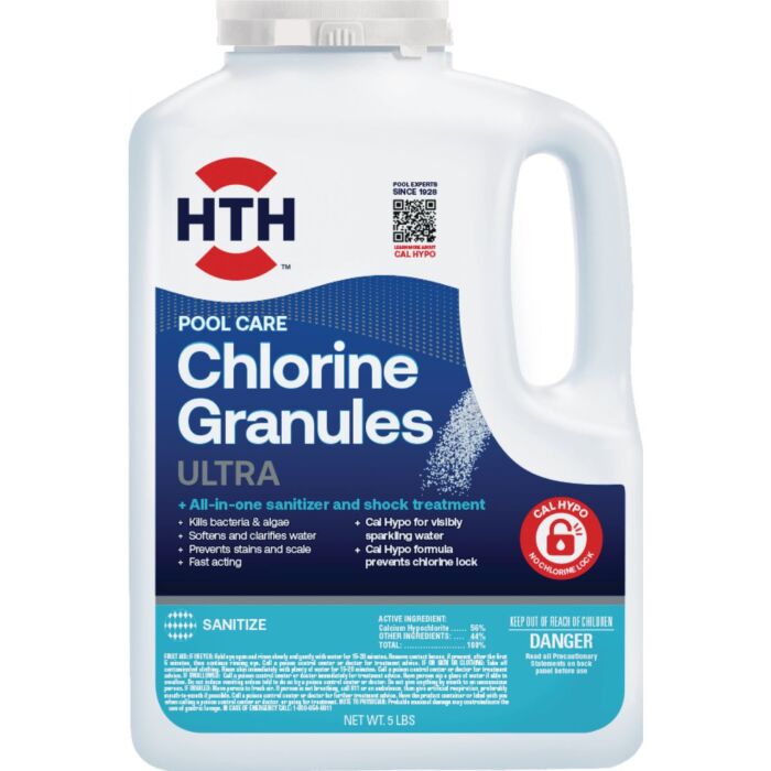 HTH Pool Care Chlorine Granules - 5 lb