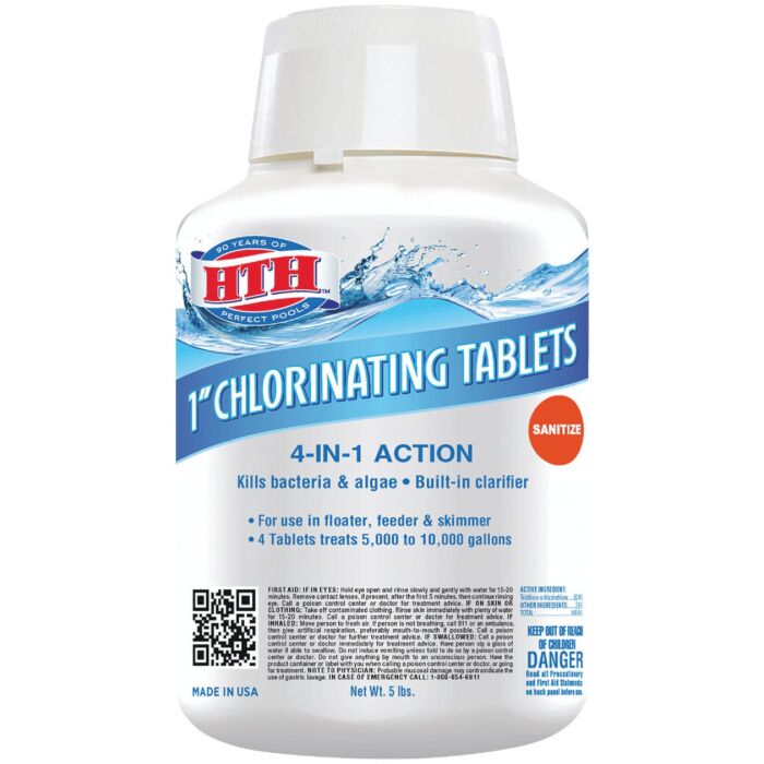 HTH Pool Care Advanced Chlorine Tabs - 5 lb