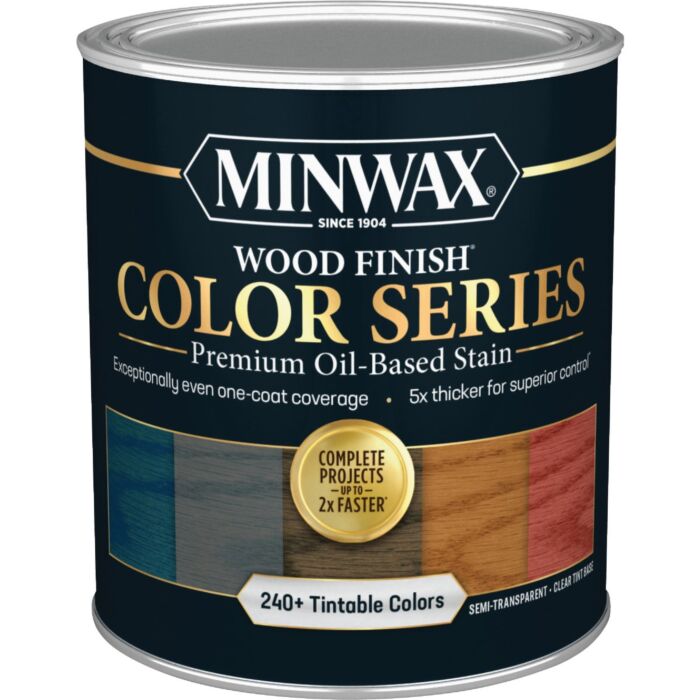 Minwax Wood Finish Color Series Oil-Based Stain (Clear Base) 1 qt.