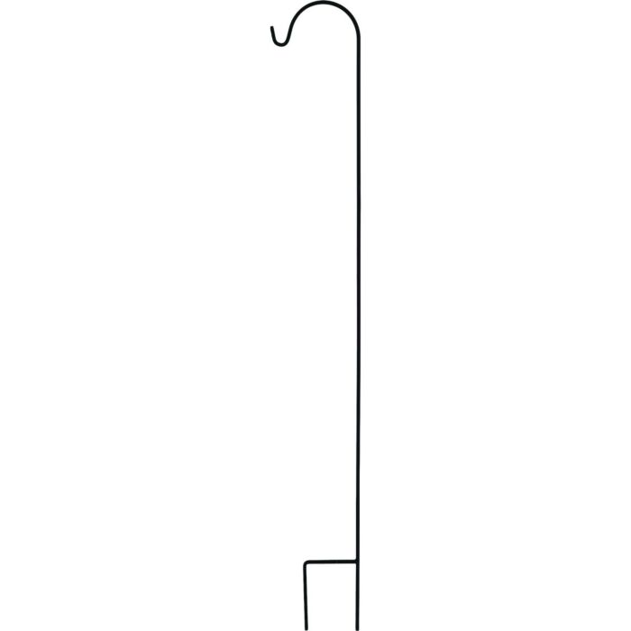 Urban Garden Square Steel Shepherd Hook (Matte Black) 90 in.