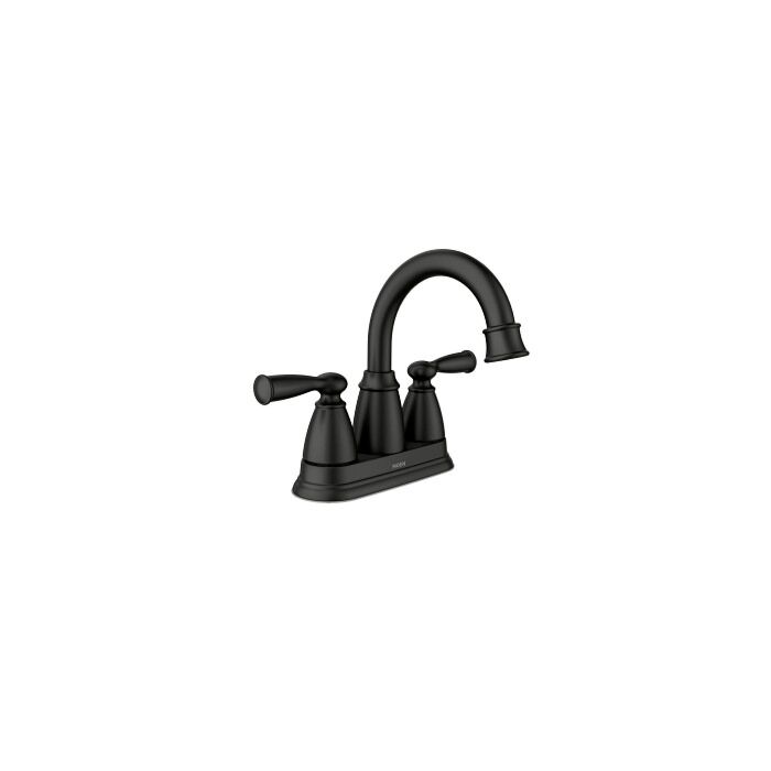 Moen 84943BL Matte Black Two-Handle High Arc Bathroom Faucet
