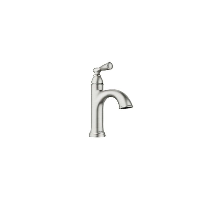 Moen 84945SRN Spot Resist Brushed Nickel One-Handle High Arc Bathroom Faucet