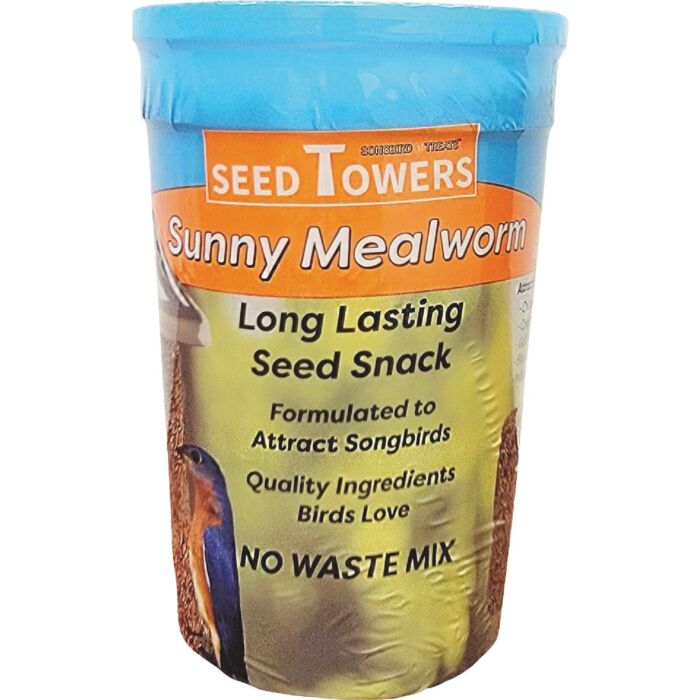Wildlife Sciences Sunny Mealworm Seed Tower - 2 lb