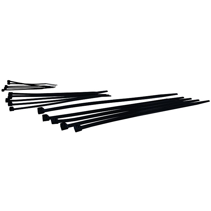 Gardner Bender 8" 50lb UV Black Cable Tie, 100pk