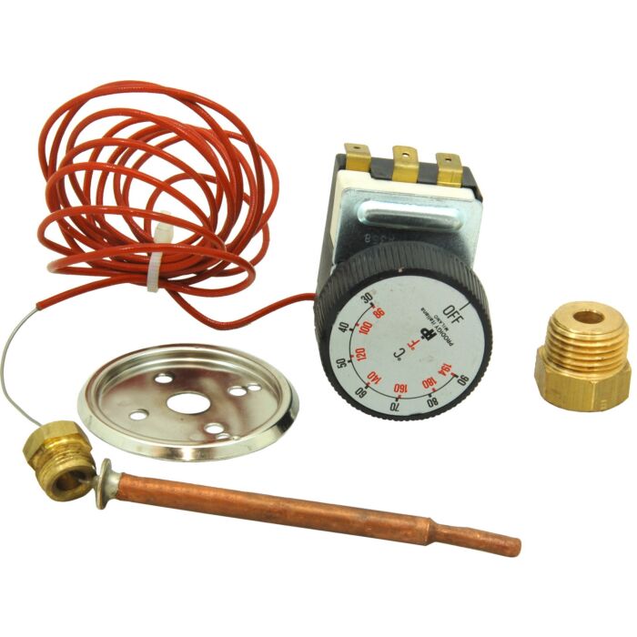 . 86 to 194 deg F 4000 psi Adjustable Thermostat