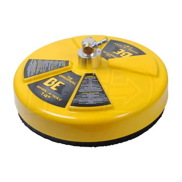 BE 2500 to 4000 psi 3 to 8 gpm SS Whirl-A-Way Flat Surface Cleaner