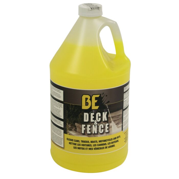 BE Liquid Pleasant Yellow Pressure Washer Deck & Fence Detergent