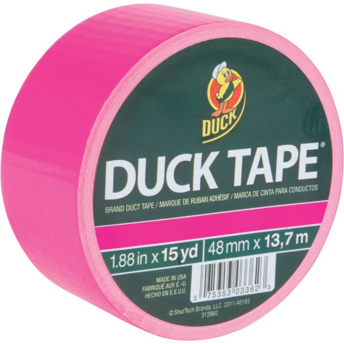 Duck Tape 1.88 in. x 15 yd 9 mil - Neon Pink