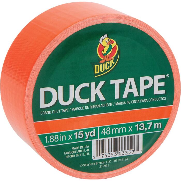 Duck Tape 1.88 in. x 15 yd 9 mil - Blaze Orange