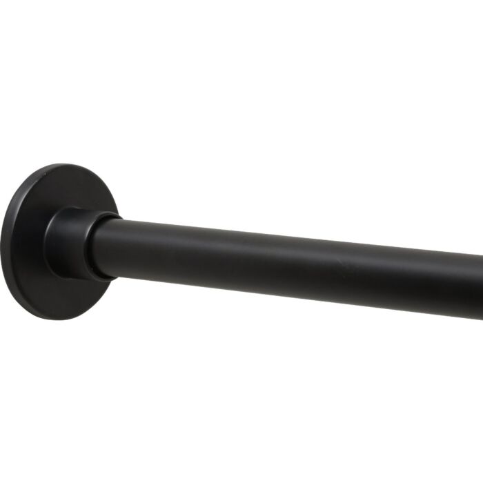 Zenna Home SS Shower Tension Rod (Matte Black)